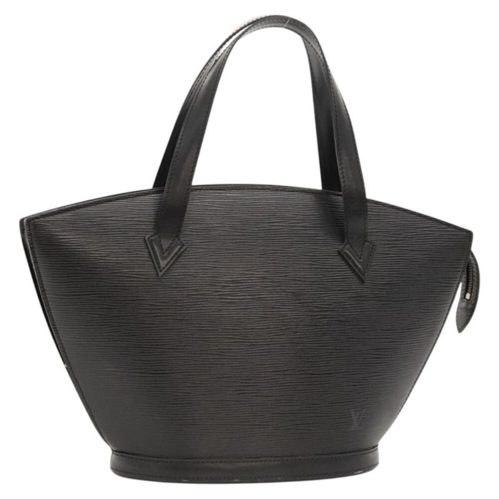 Louis Vuitton Saint Jacques Epi Leather Black Leather Handbag
